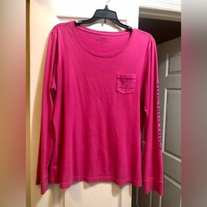 EUC Vineyard Vines Women’s Pink Longsleeve T-Shirt